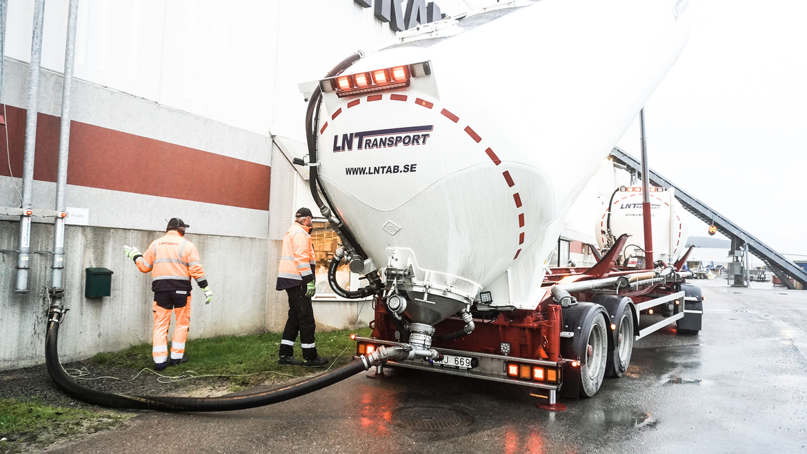Smidiga leveranser av högkvalitativ pellet. 