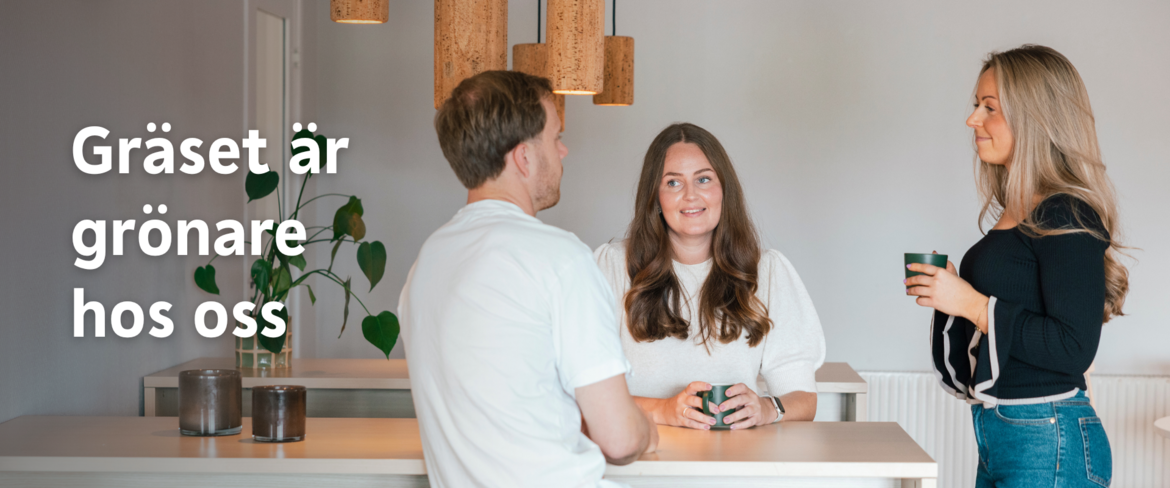 Gräset är grönare hos oss.